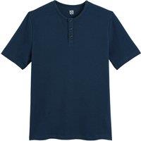 Grandad Collar T-Shirt with Short Sleeves