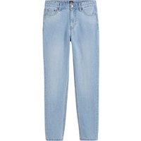 Mid Rise Straight Jeans