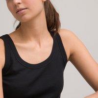 Pack of 2 Short Vest Tops in Cotton