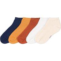 Pack of 5 Pairs of Socks in Plain Cotton Mix