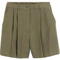 High Waist Shorts with Pleat Front