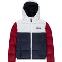 Embroidered Logo Padded Jacket with Hood