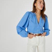 Oversize Puff Sleeve Blouse