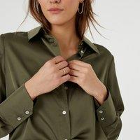Satin Draping Shirt