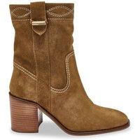 Ladak Cowboy Ankle Boots in Suede