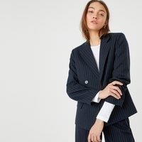 Tennis Striped Fitted Blazer