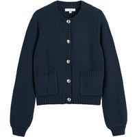 Cotton Knit Buttoned Cardigan