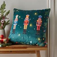 Nutcracker Light Up Filled Cushion