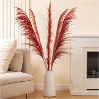 5-Pack 1.4m Pampas Grass in Soft Pink