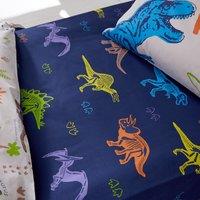 Prehistoric Dinosaurs Kids Fitted Sheet