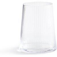 Set of 6 Strivi Ribbed Glass Tumblers