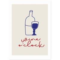 Wine O'Clock Print