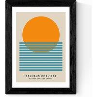 Mid Century Sun Bauhaus Print