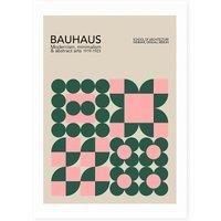 Pink & Green Bauhaus Print