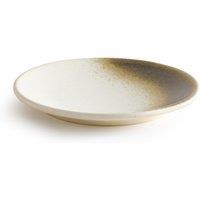 Set of 4 Macchiato Stoneware Dessert Plates