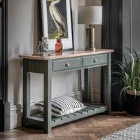 Ende Shaker-Style Oak Console Table