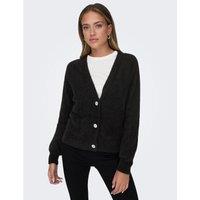 Fluffy Knit V-Neck Cardigan