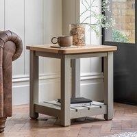 Ende Shaker-Style Oak Side Table