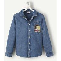 Embroidered Denim Shirt