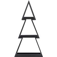 80cm Black Metal Tree Stacking Ornament