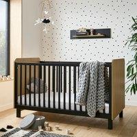 Rafi Black Cot Bed