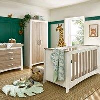 Ada 3 Piece Nursery White Furniture Set