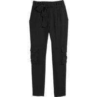 Cigarette Trousers with Utility Pockets, Length 30"