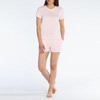 Pastel Towelling Short Pyjamas with Short Sleeves