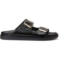 Leather Studded Detail Mules