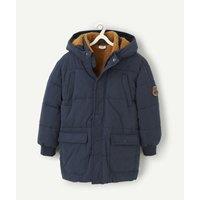 Warm Hooded Padded Jacket, Mid-Length