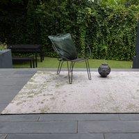 Faded Abstract Flatweave Indoor/Outdoor Rug