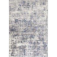 Faded Metallic Abstract Rug