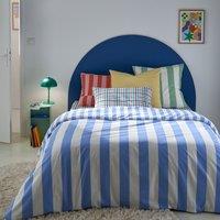 Hendaye Blue Striped 100% Cotton Duvet Cover
