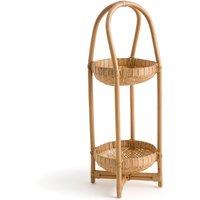 Jyska Rattan & Bamboo Shelf Unit with 2 Baskets