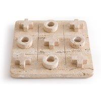 Trevi Travertine Tic-Tac-Toe Game