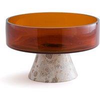 Trapani Glass and Marble Dish