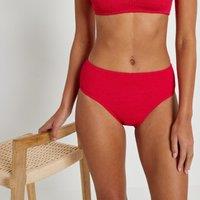 One Size Textured Bikini Bottoms