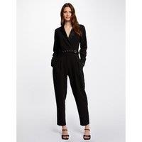 Straight Belted Jumpsuit