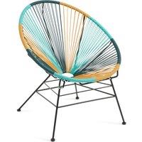 Selya Woven Resin Garden Armchair