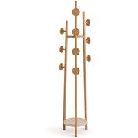 Madilgo Oak & Travertine Coat Rack