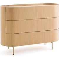 Aslen Chest of Drawers in Solid Oak with 3 Drawers