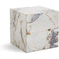 Alcana Marble Cube Side Table