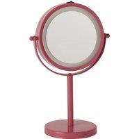 30cm Pink Light Up Vanity Mirror