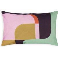 Egia Graphic 100% Cotton Rectangular Cushion Cover