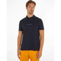 Cotton Tipped Polo Shirt with Logo Print in Cotton, Regular Fit