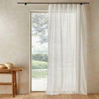 Skoum 100% Organic Cotton Voile Sheer Curtain Panel