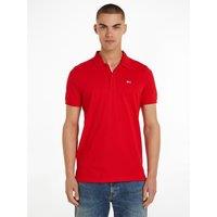 Slim Fit Polo Shirt with Short Sleeves in Cotton