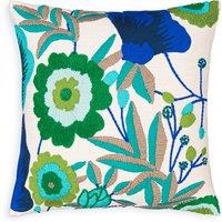 Taklang Embroidered Floral 100% Cotton Cushion Cover