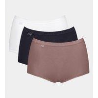 Pack of 3 Basic+ Maxi Knickers in Cotton