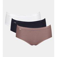 Pack of 3 Basic+ Midi Knickers in Cotton